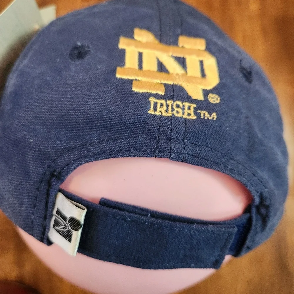 Vintage Notre Dame Fighting Irish‎ Hat Strapback Sports Specialties NCAA Read*